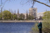 Fishing on the Mushavets River, 2004