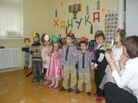 Families Celebrating Hanukkah