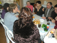 Families Celebrating Hanukkah