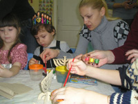 Families Celebrating Hanukkah