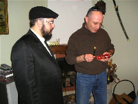 Families Celebrating Hanukkah