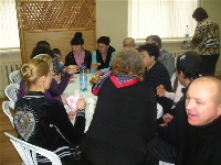 Families Celebrating Hanukkah