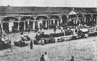 Picture of the Market Place, circa 1900.