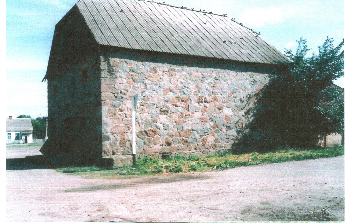 Barn said to built of shattered Jewish Headstones