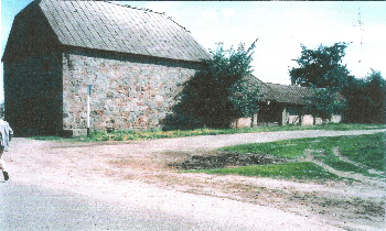 Barn said to built of shattered Jewish Headstones